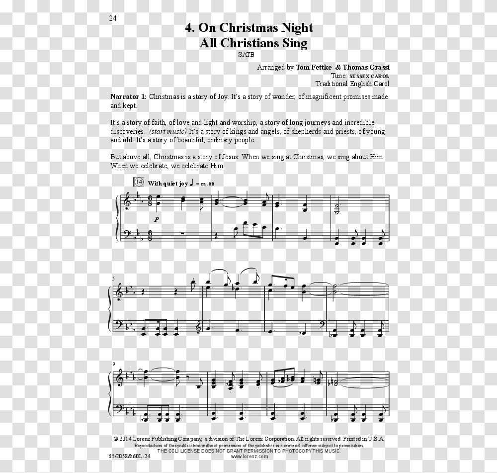 The Christmas Story Thumbnail Sheet Music, Leisure Activities, Silhouette, Musical Instrument Transparent Png