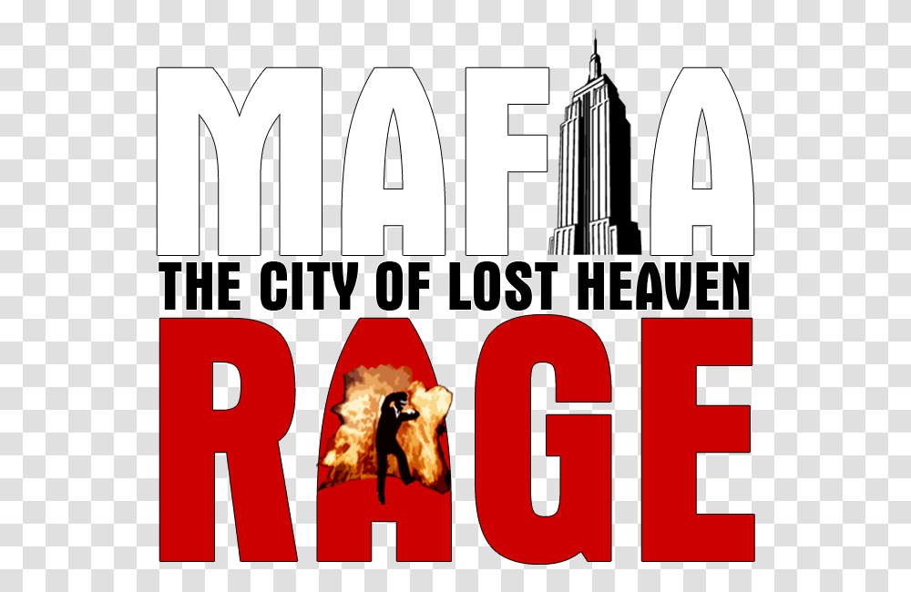 The City Of Lost Heaven Rage Empire State Building Illustration, Word, Alphabet, Weapon Transparent Png