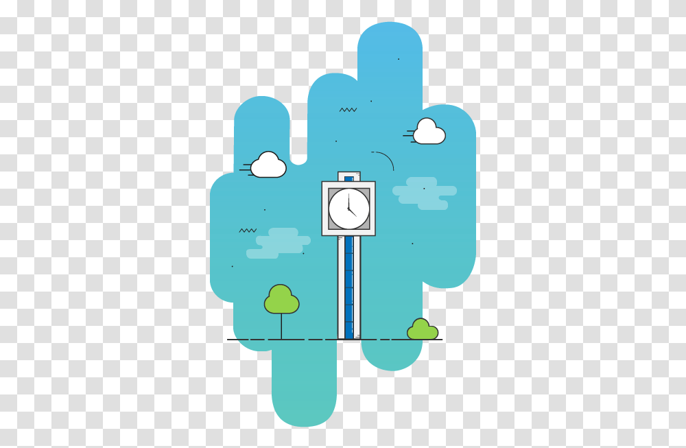 The Clock Square Illustration, Electrical Device Transparent Png