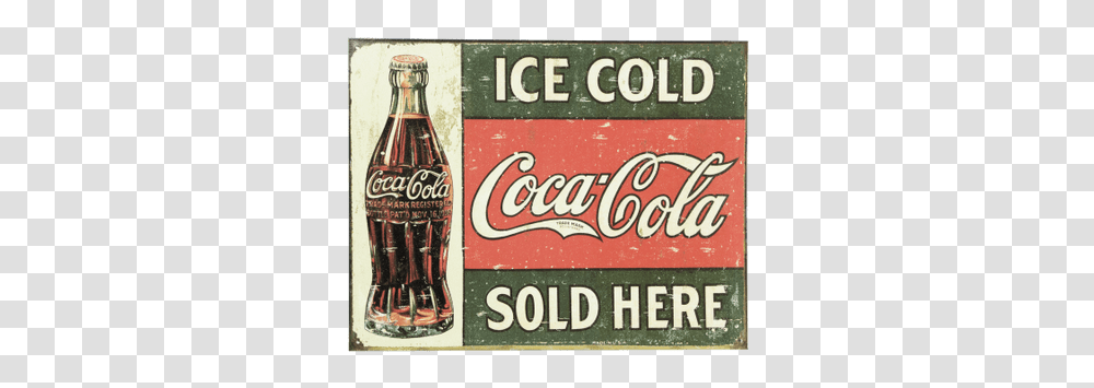 The Coca Cola Company Logo Stickpng Vintage Coca Cola Sign, Coke, Beverage, Drink, Soda Transparent Png