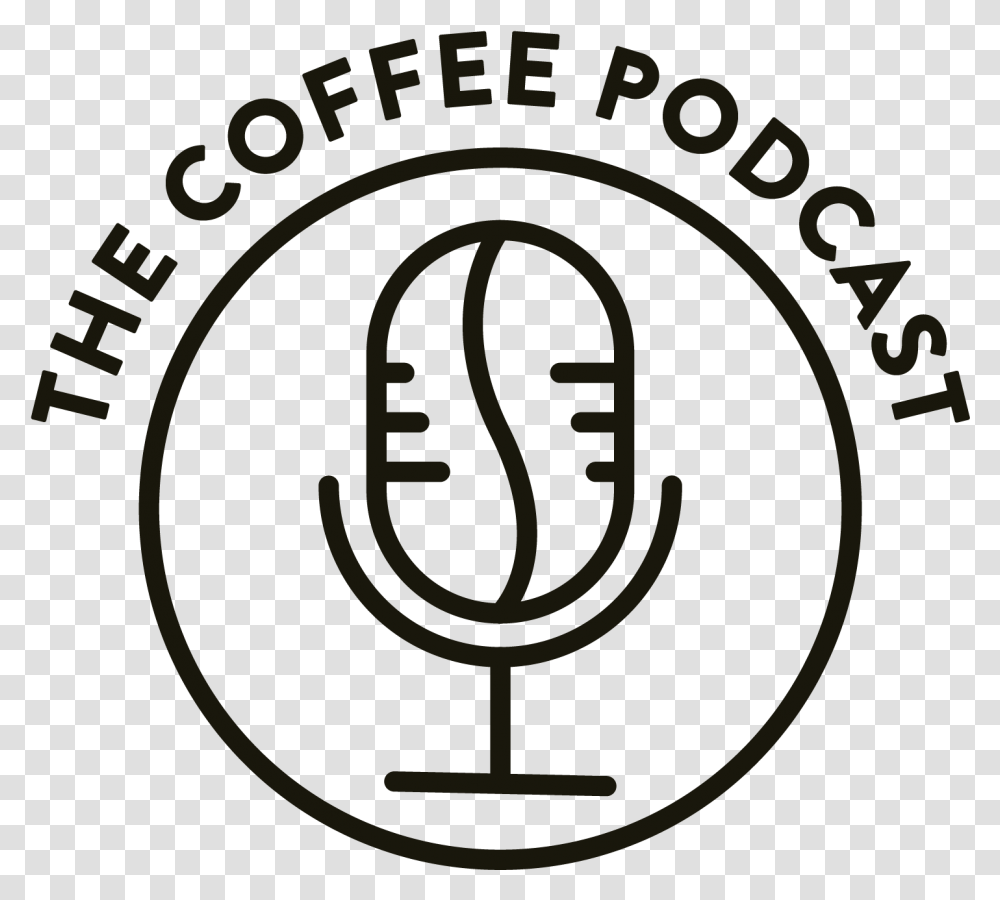 The Coffee Podcast Logo We Are De Champions, Alphabet, Label Transparent Png