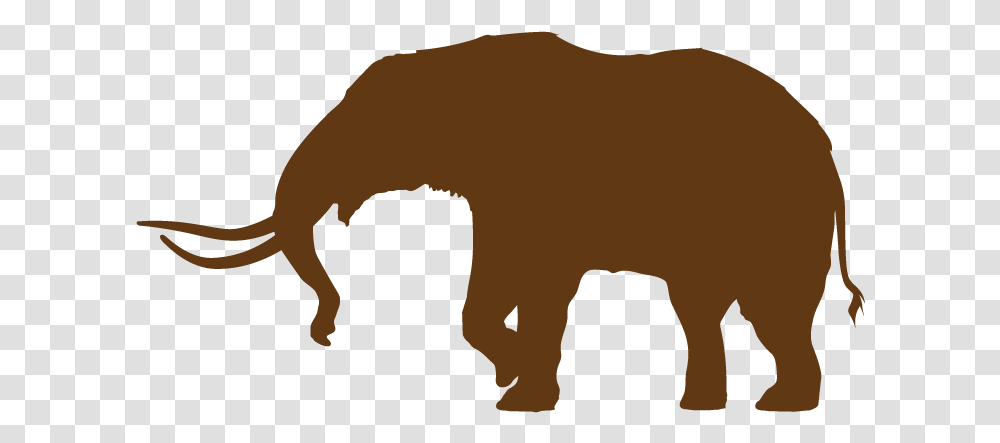 The Cohoes Mastodon Mastodon Silhouette, Mammal, Animal, Wildlife, Person Transparent Png