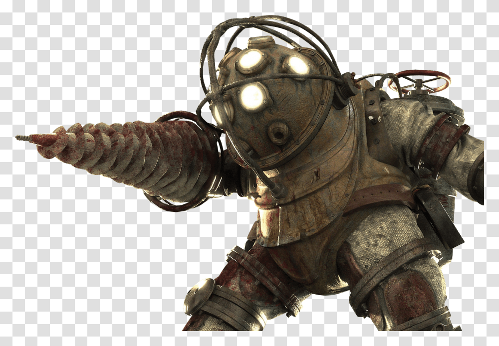 The Collection Infinite Fallout Bioshock Big Daddy, Person, Human, Fireman Transparent Png