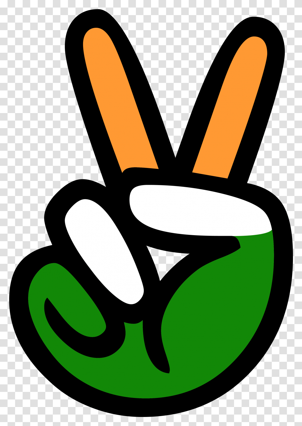 The Collective Finger Peace Sign, Pill, Medication, Stencil Transparent Png