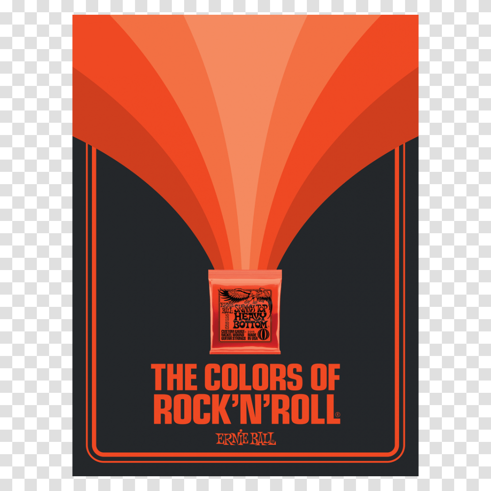 The Colors Of Rocknroll Ernie Ball, Label, Advertisement, Poster Transparent Png