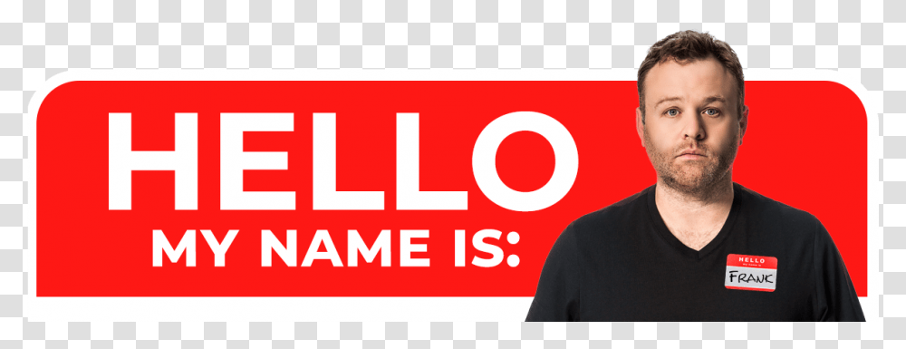 The Comedy Zone Hello My Name, Person, Face, Logo Transparent Png