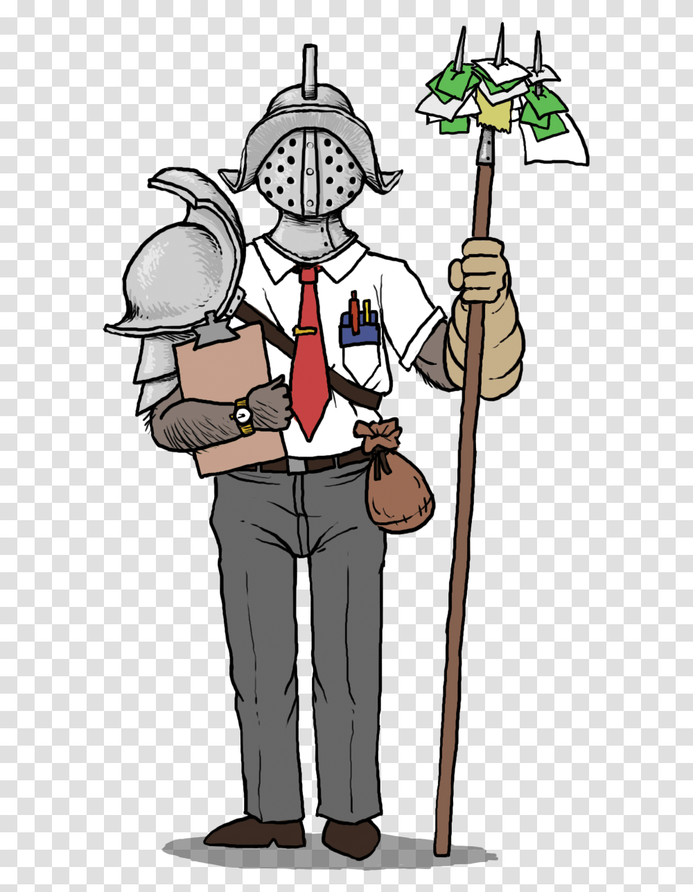 The Company Bard Cartoon, Person, Clock Tower, Performer, Tie Transparent Png