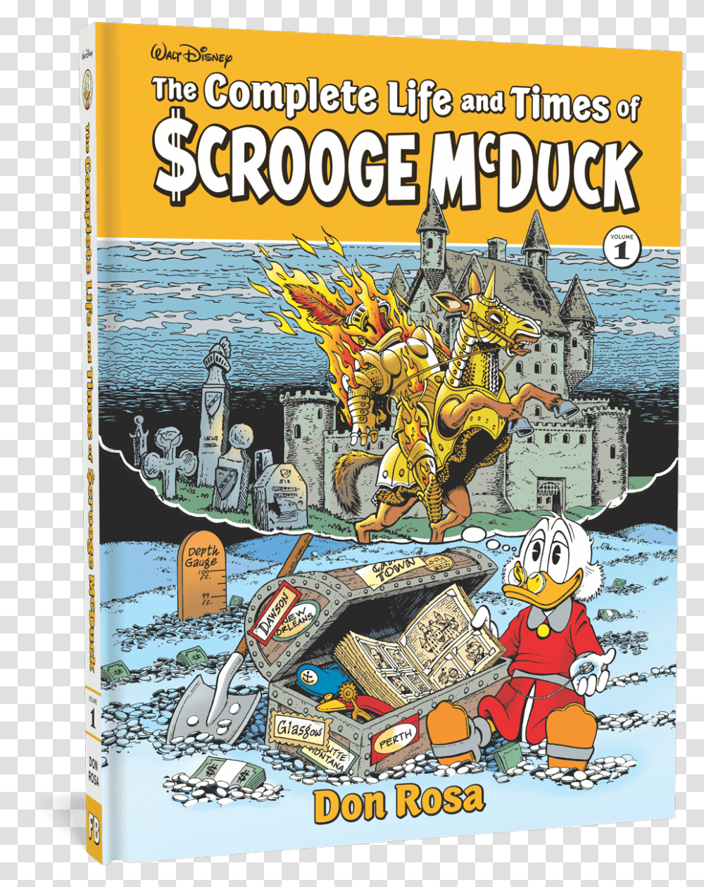 The Complete Life And Times Of Uncle Scrooge Complete Life And Times Of Scrooge Mcduck, Comics, Book, Poster, Advertisement Transparent Png