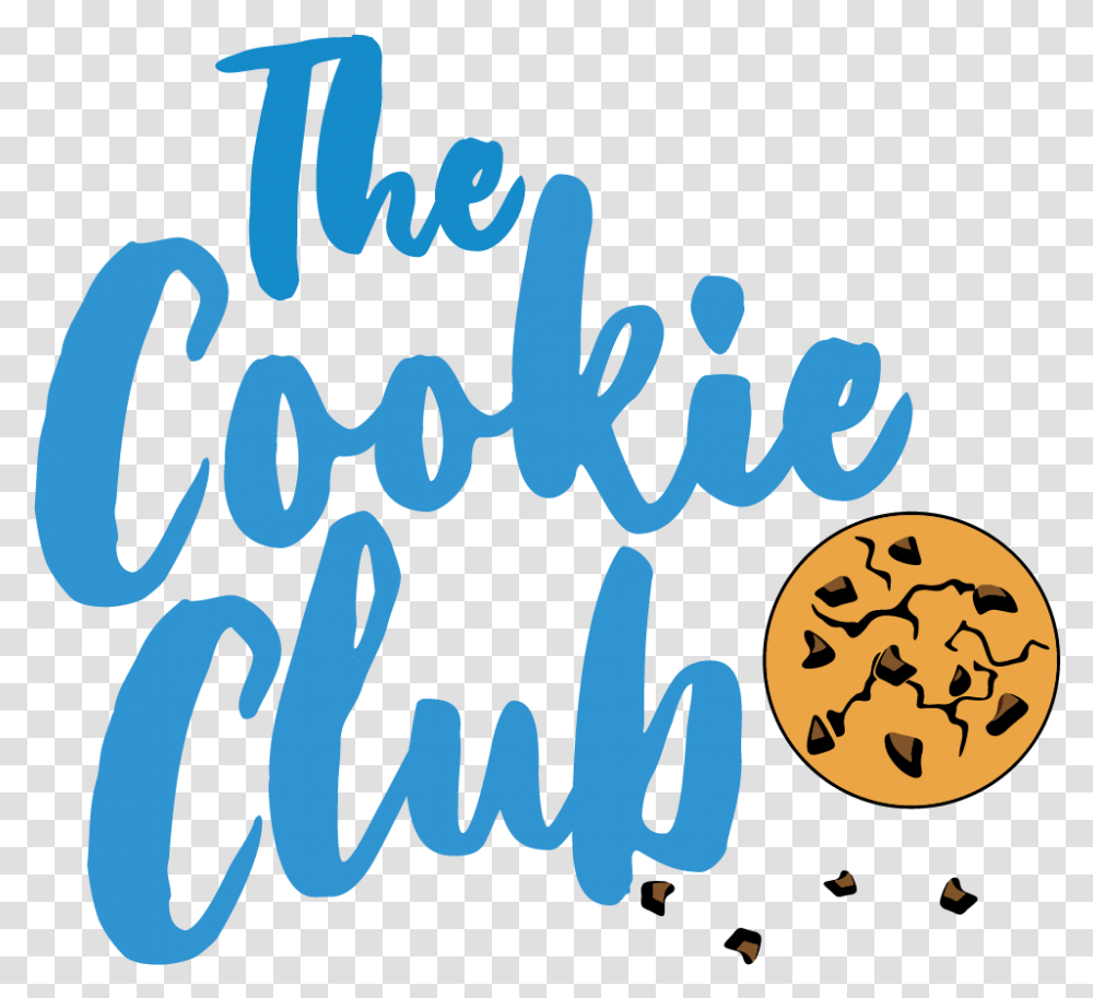 The Cookie Club Logo Logos Cookies Cookie Club, Text, Handwriting, Alphabet, Calligraphy Transparent Png