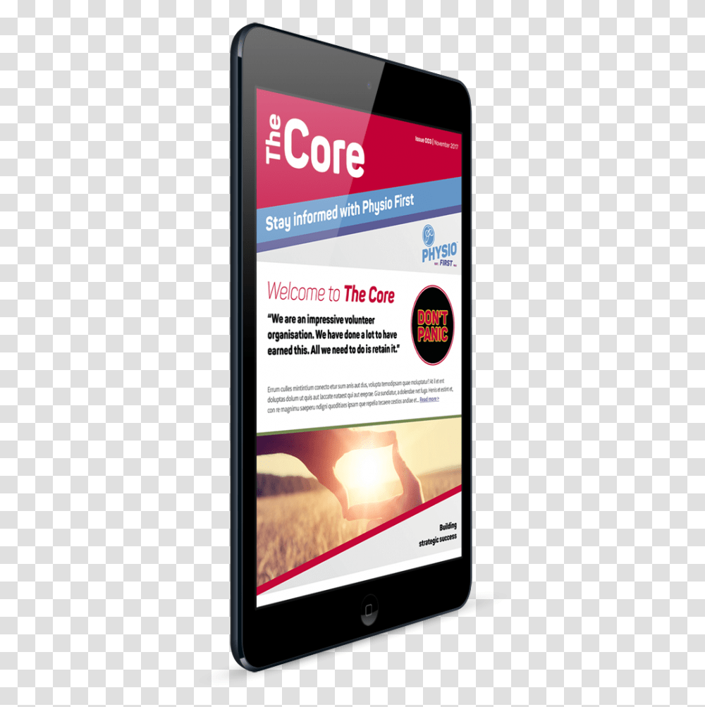 The Core 03 Ipad 800px Smartphone, Mobile Phone, Electronics, Cell Phone Transparent Png