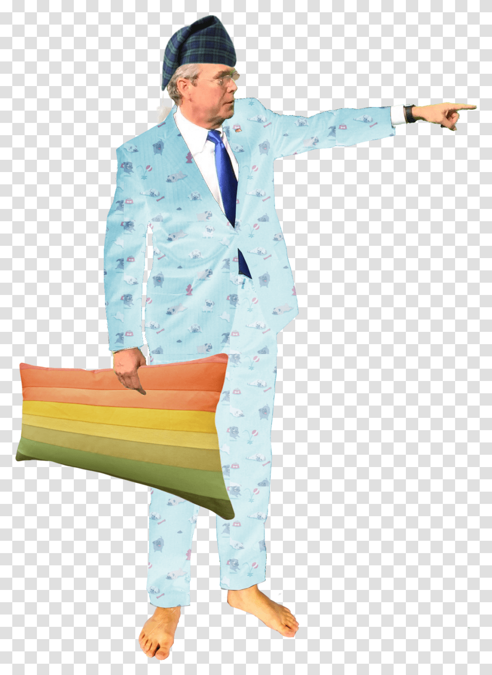 The Creator Included A If You Want To Put Sleepy, Suit, Overcoat, Shirt Transparent Png