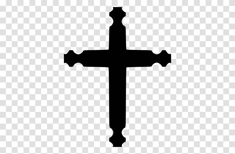 The Cross In Patterns Cross, Crucifix, Silhouette Transparent Png