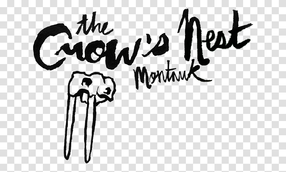 The Crow S Nest Calligraphy, Handwriting, Label Transparent Png