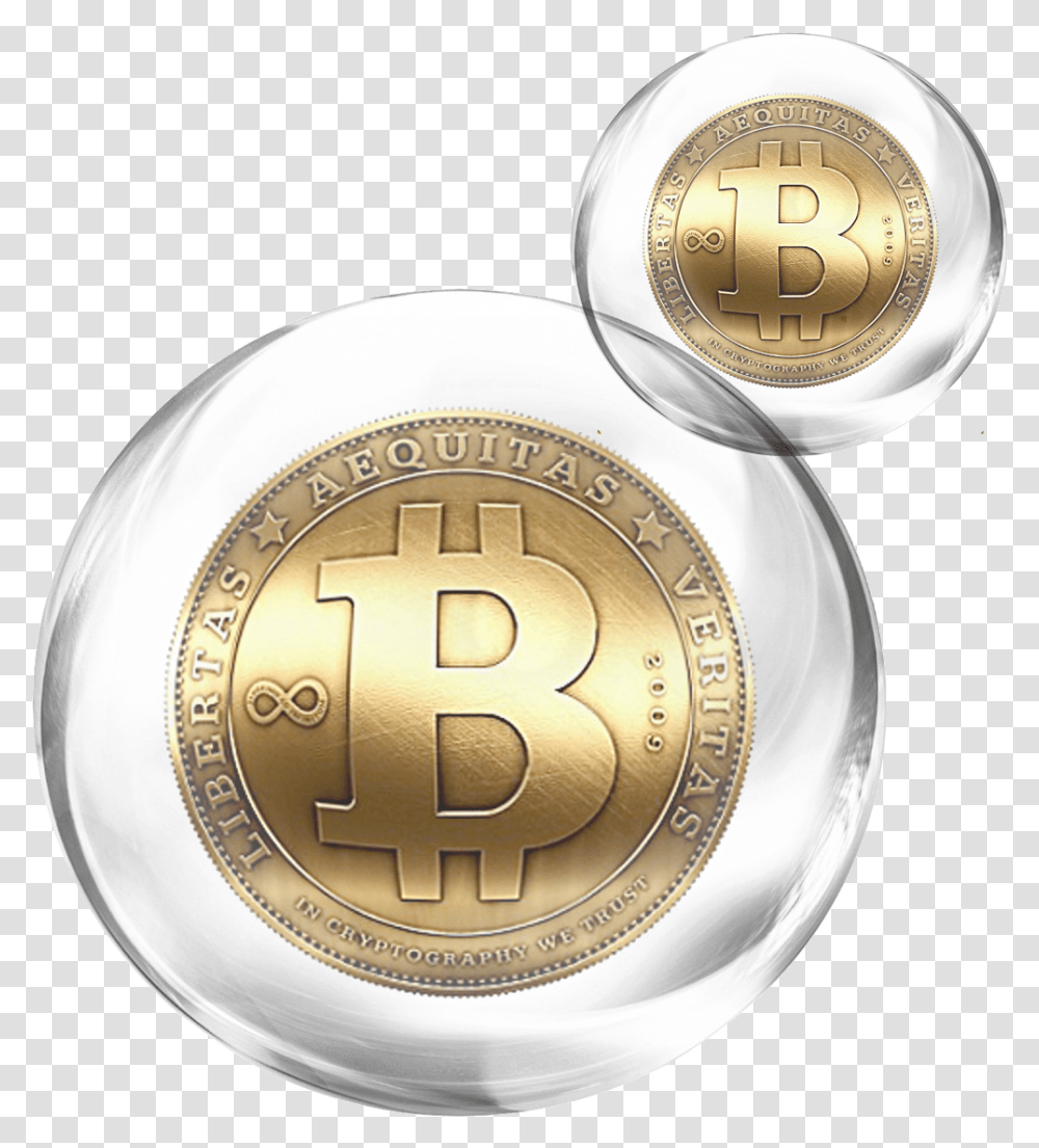 The Cryptocurrency Bubble Eye Shadow, Nickel, Coin, Money, Gold Transparent Png
