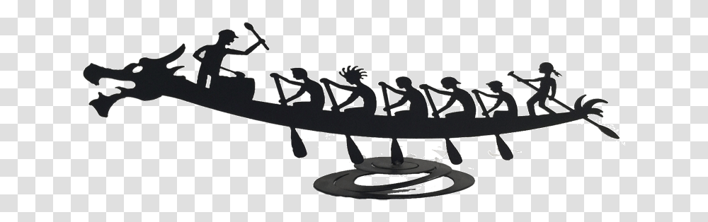 The Cuckoo S Nest Dragon Boat Black And White, Emblem, Handwriting Transparent Png
