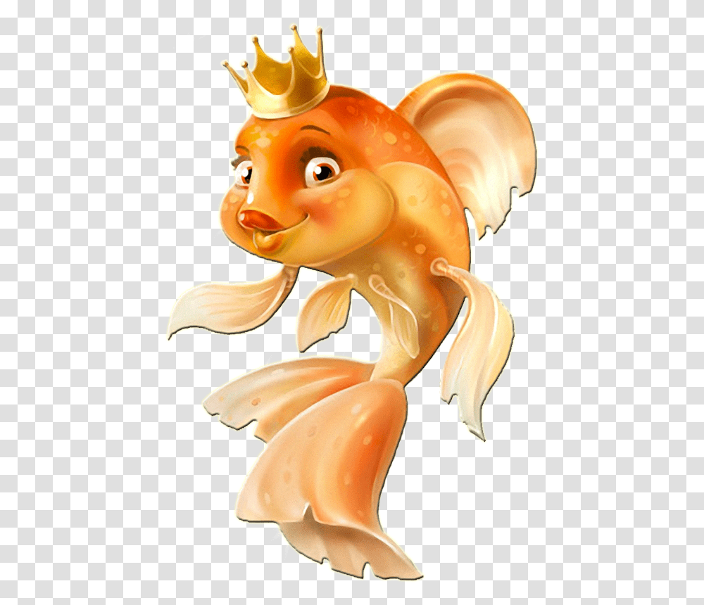 The Cutest Golden Fish Kartinka Zolotaya Ribka Dlya Detej, Goldfish, Animal Transparent Png