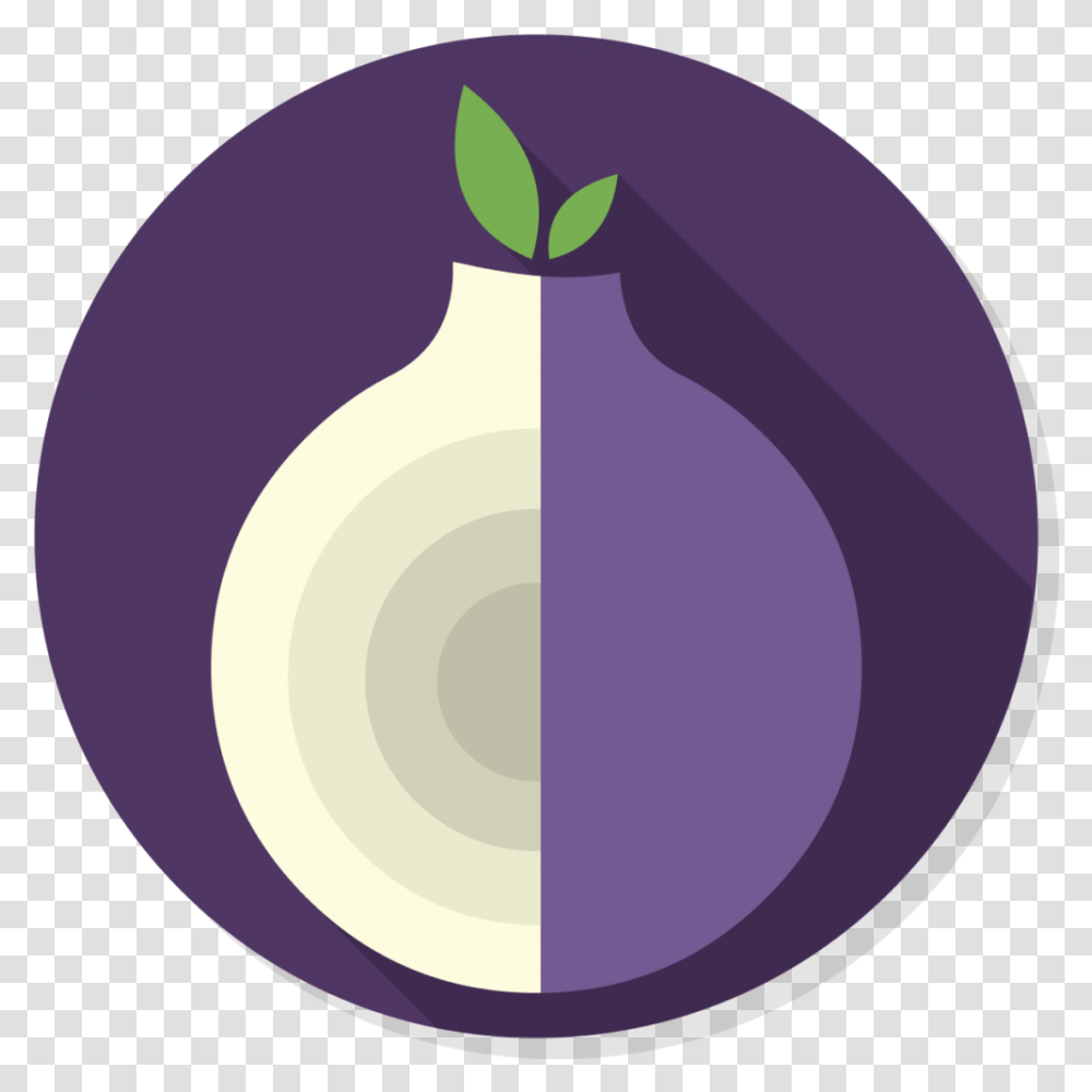 The Dark Web Is An Onion Tor Browser Logo, Plant, Fruit, Food, Label Transparent Png