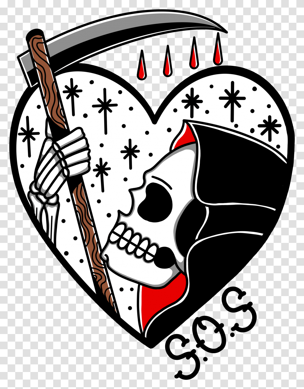 The Dead Heart T Shirt Illustration, Armor, Shield Transparent Png