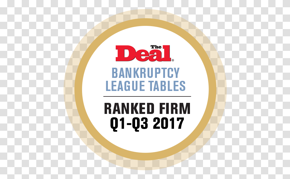 The Deal Bankruptcy League Tables Deal, Label, Sticker, Logo Transparent Png