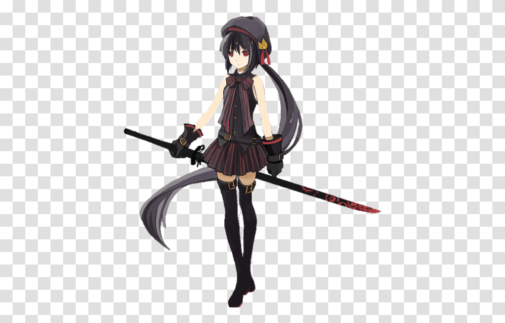 The Death Battle Fanon Wiki Anime Girl Sword, Person, Human, Samurai, Manga Transparent Png