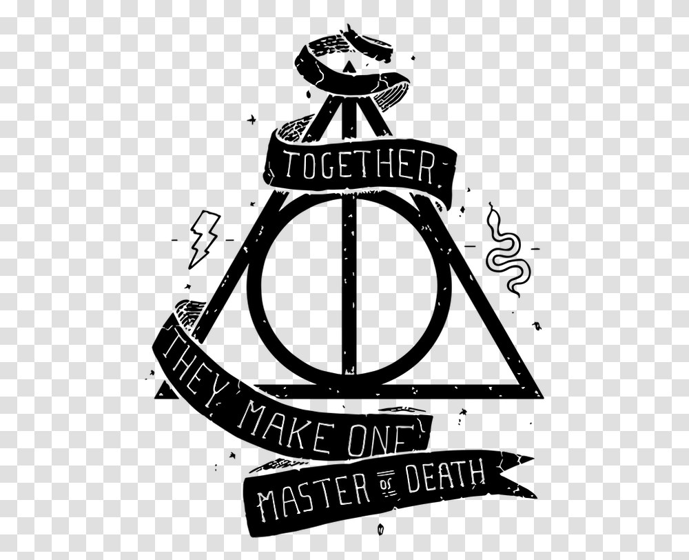 The Deathly Hallows By Eduardowar Deathly Hallows Harry Potter, Poster, Advertisement, Compass Transparent Png