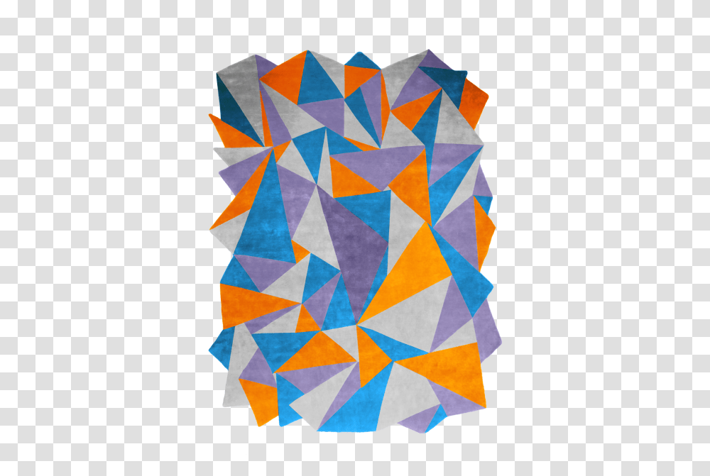 The Debuffet Collection Triangle, Quilt, Modern Art, Rug, Paper Transparent Png