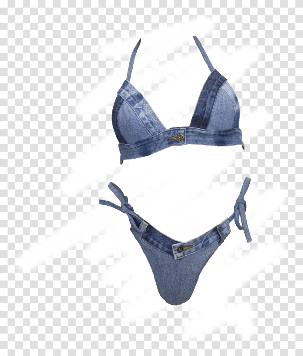 The Denim BikiniClass Lazyload Lazyload Fade In Lingerie Top, Apparel, Underwear, Bra Transparent Png