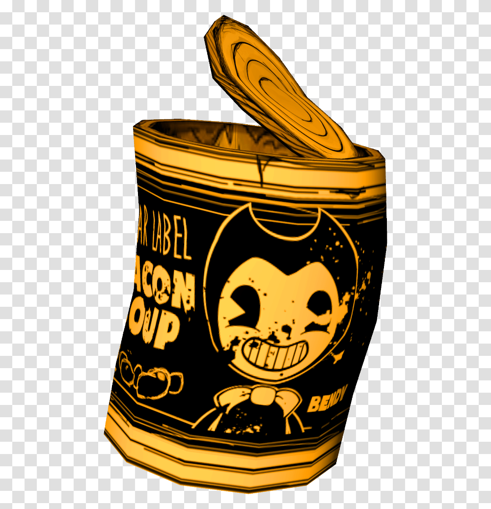 The Devilamp Bendy And The Ink Machine Bacon Soup, Tin, Jar, Can, Food Transparent Png