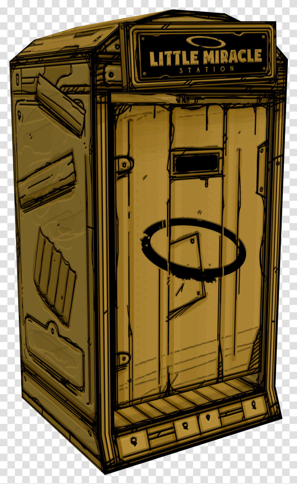 The Devilamp Bendy And The Ink Machine Little Miracle Station, Home Decor, Door, Train Transparent Png