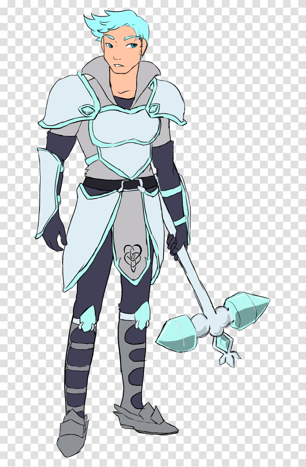 The Diamond Knight Illustration, Person, Human, People Transparent Png