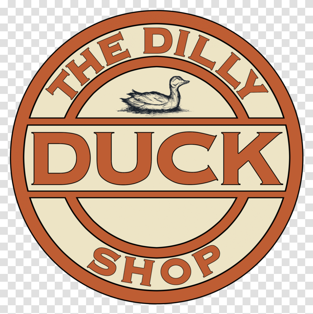 The Dilly Duck Shop Logo, Symbol, Badge, Emblem Transparent Png