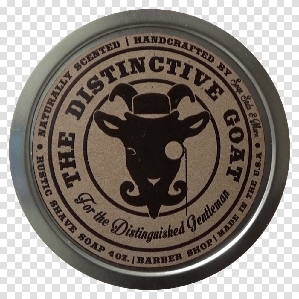 The Distinctive Goat Shaving Soap Bourbon Bull, Logo, Trademark, Clock Tower Transparent Png