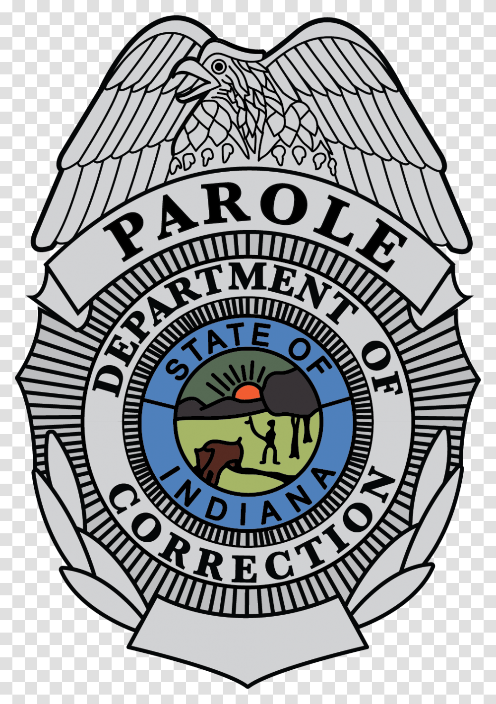 The Division Of Parole Services Was Established Within, Logo, Trademark, Badge Transparent Png