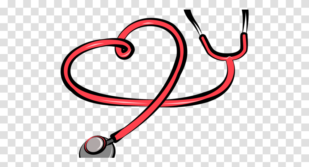 The Doctor Clipart Stethoscope Stethoscope Clipart Background Heart Stethoscope, Bow, Electronics, Light, Wire Transparent Png