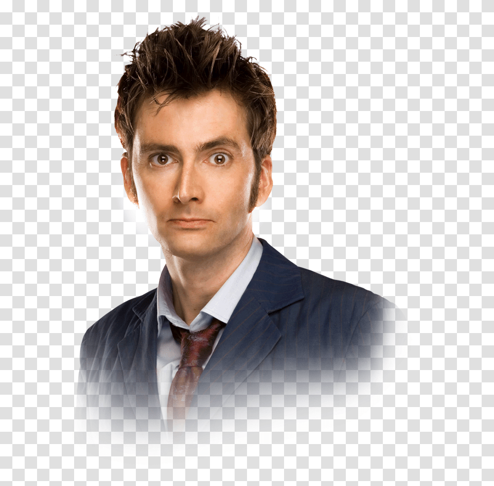 The Doctor Free Download David Tennant Doctor Who Face, Tie, Accessories, Accessory, Person Transparent Png