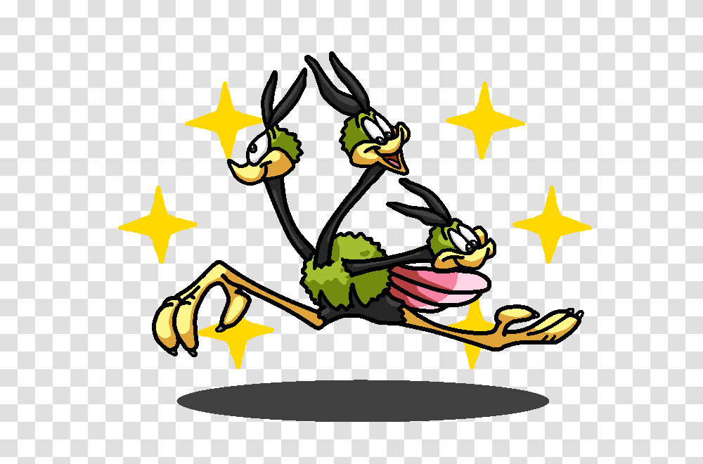 The Dodrio Road Runner Pokefication Pokefied Characters Know, Star Symbol, Angry Birds Transparent Png