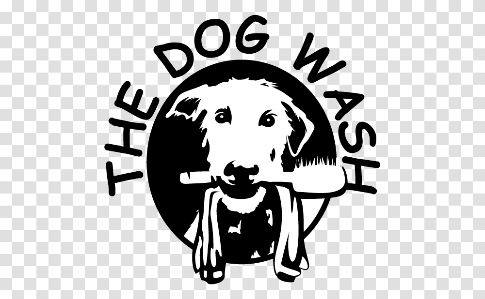 The Dog Wash Illustration, Stencil, Logo, Trademark Transparent Png