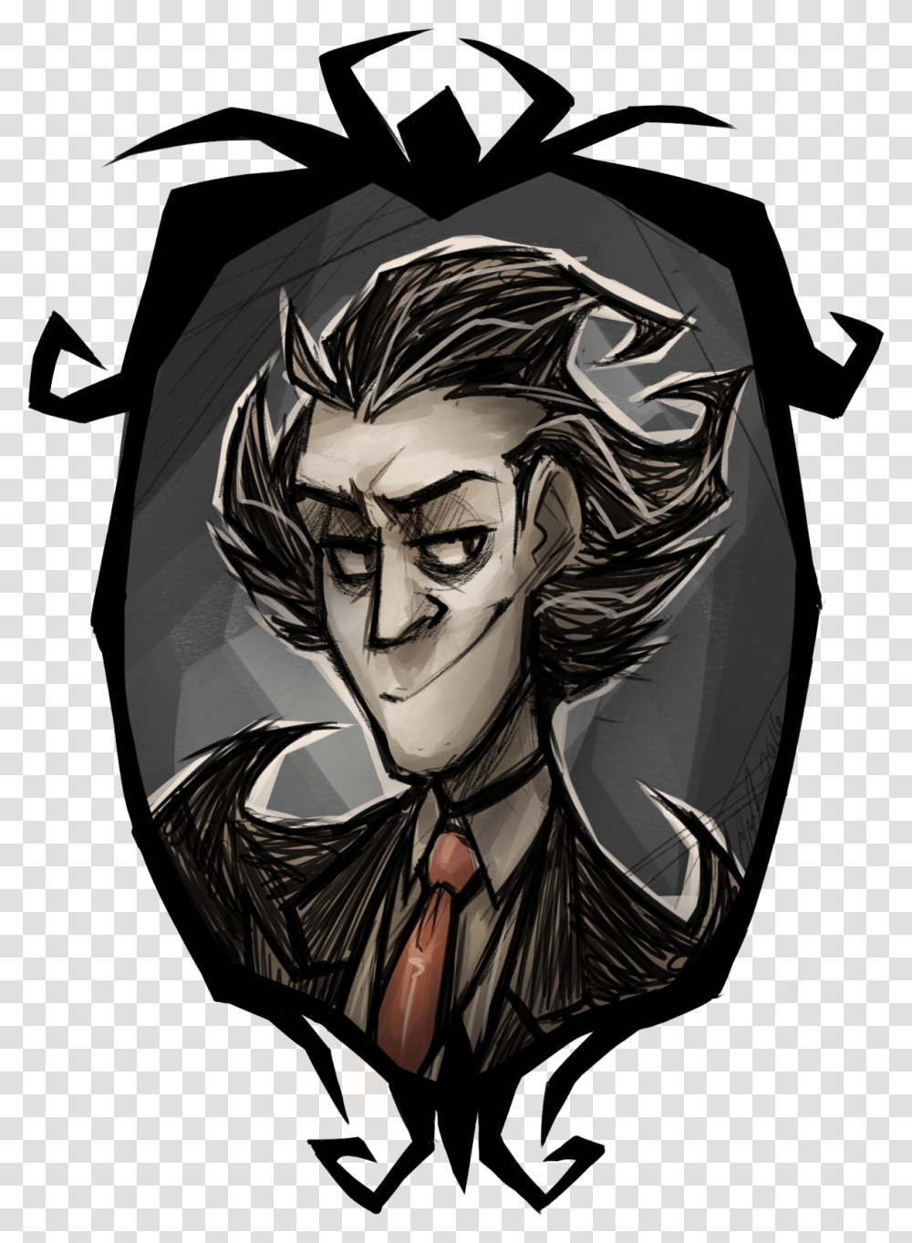 The Dont Starve Style Is Really Cool And Wilsons Don't Starve Wilson Fanart, Person, Manga, Comics, Book Transparent Png