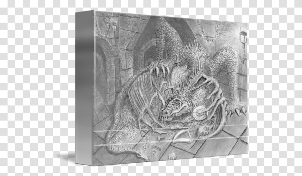 The Dragon Smaug By Michael Puckett Paper, Drawing, Art, Sketch, Painting Transparent Png