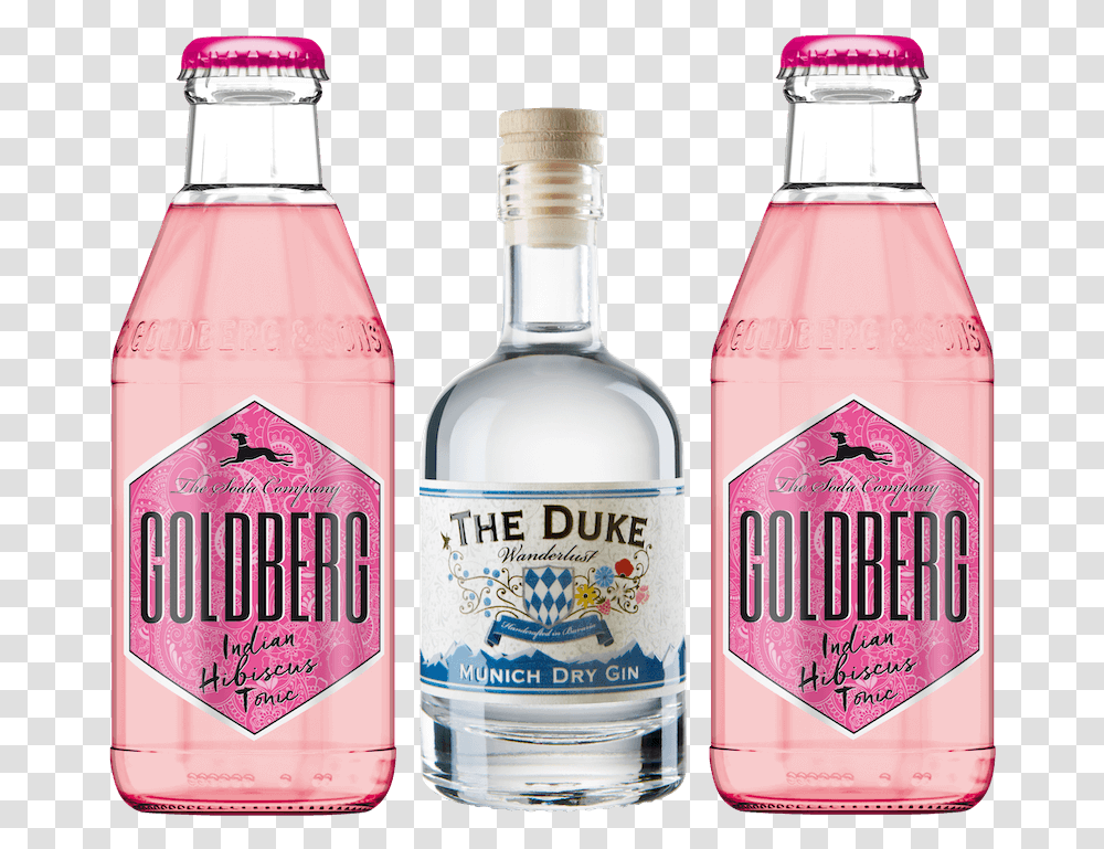 The Duke Wanderlust Gin Goldberg Hibiscus Tonic Goldberg, Liquor, Alcohol, Beverage, Drink Transparent Png