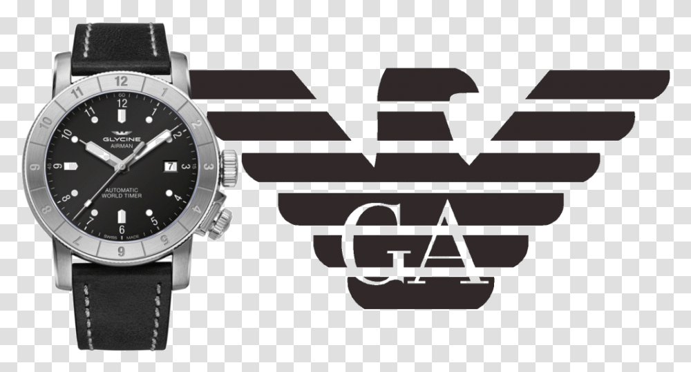 The Eagle Has Landed Logo Image, Wristwatch, Gun, Weapon, Weaponry Transparent Png