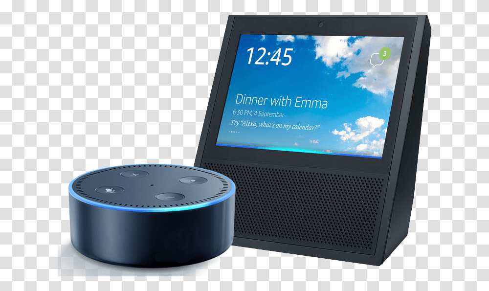 The Easiest Way To Build Apps For Amazon Alexa Amazon Echo Show Black, Electronics, Monitor, Screen, Display Transparent Png