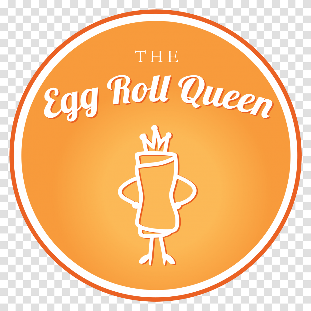 The Egg Roll Queen - Harlem Eatup Logo, Label, Text, Symbol, Gold Transparent Png