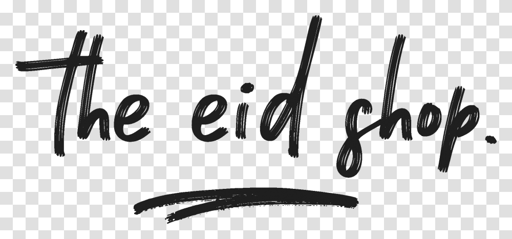 The Eid Shop Calligraphy, Alphabet, Handwriting Transparent Png