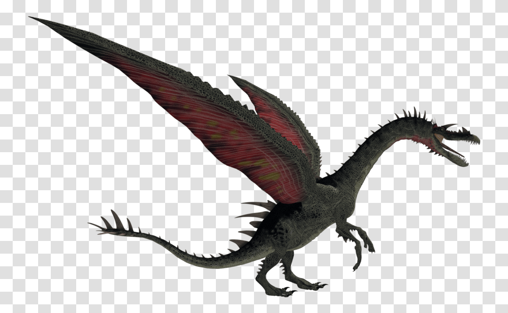 The Elder Scrolls Clipart Skyrim Realistic Flying Dragon, Bird, Animal, Dinosaur, Reptile Transparent Png