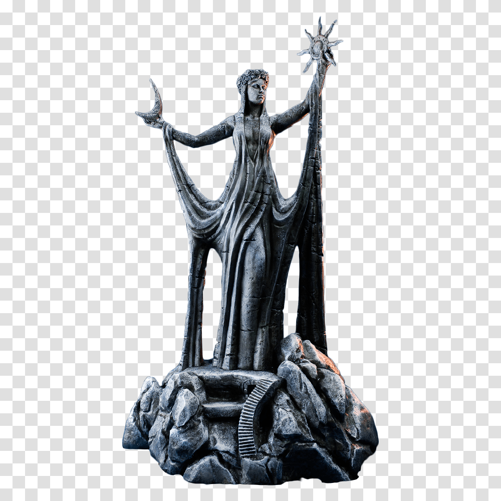 The Elder Scrolls V Elder Scrolls Azura Statue, Sculpture, Monument, Cross Transparent Png