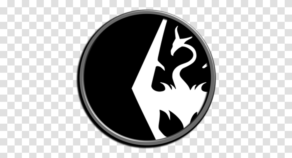 The Elder Scrolls V Skyrim Dragonborn Oblivion Video Skyrim Logo, Symbol, Recycling Symbol, Stencil, Trademark Transparent Png