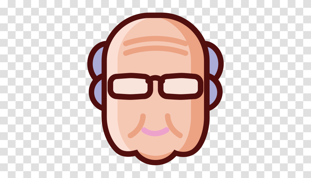 The Elderly Flat Icon With And Vector Format For Free, Head, Face, Sunglasses, Smile Transparent Png