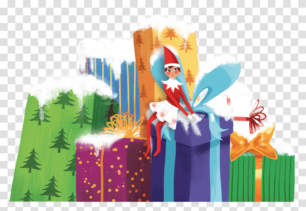 The Elf Fictional Character, Gift, Cake, Dessert, Food Transparent Png