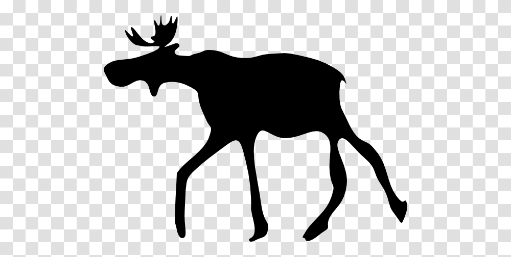 The Elk Clip Art Free Vector, Silhouette, Mammal, Animal, Wildlife Transparent Png